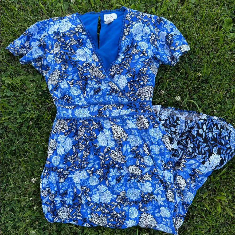 Blue Paisley Dress